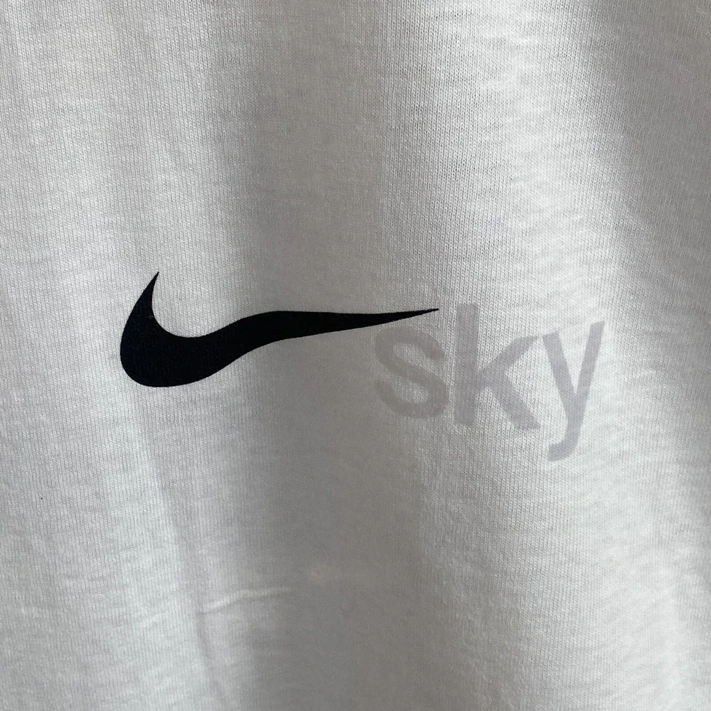 RARE Nike Sky Solar Basketball Shirt Mens L VTG Strike off Sample Tee USA NOS